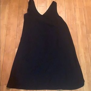 Pink Blush black maternity dress